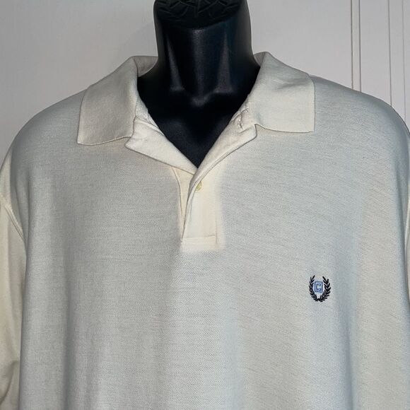 Chaps cream colored polo shirt - Picture 2 of 7